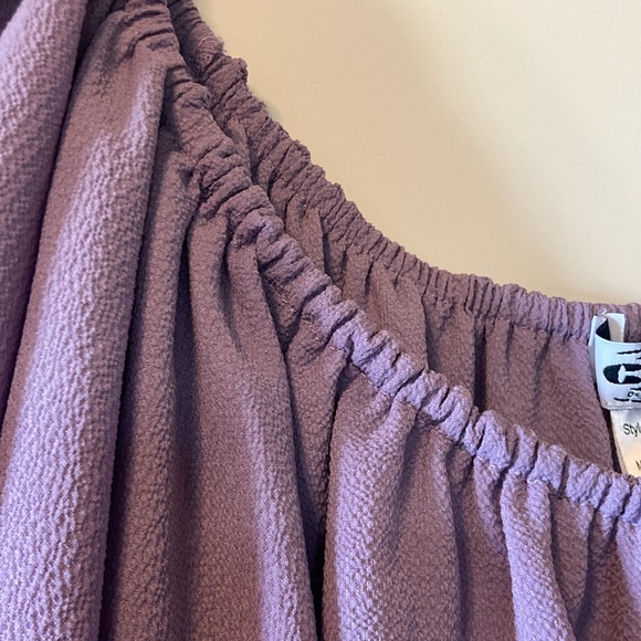 BBA 1X Lilac Ruffle Top - Picture 5 of 12